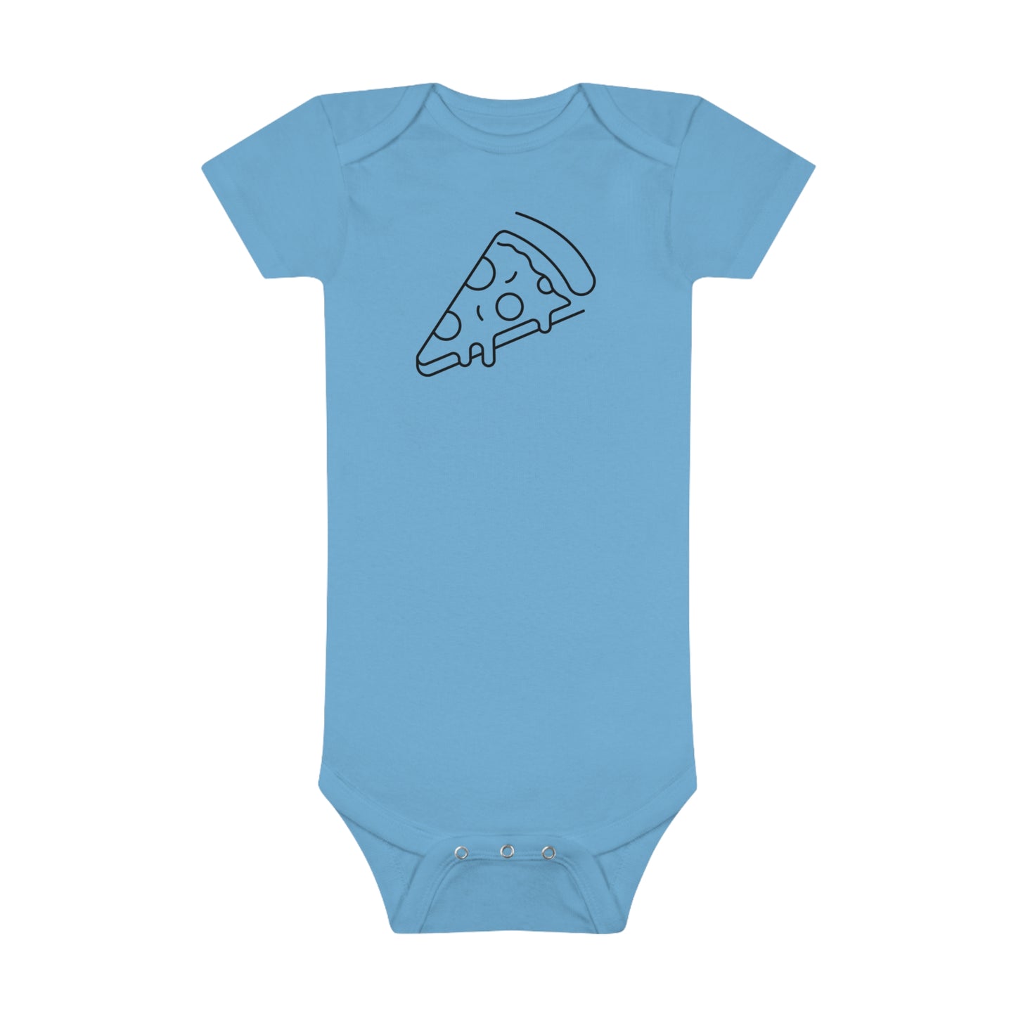 Cheesy Pizza Print Baby Onesies