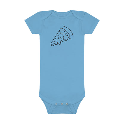 Cheesy Pizza Print Baby Onesies