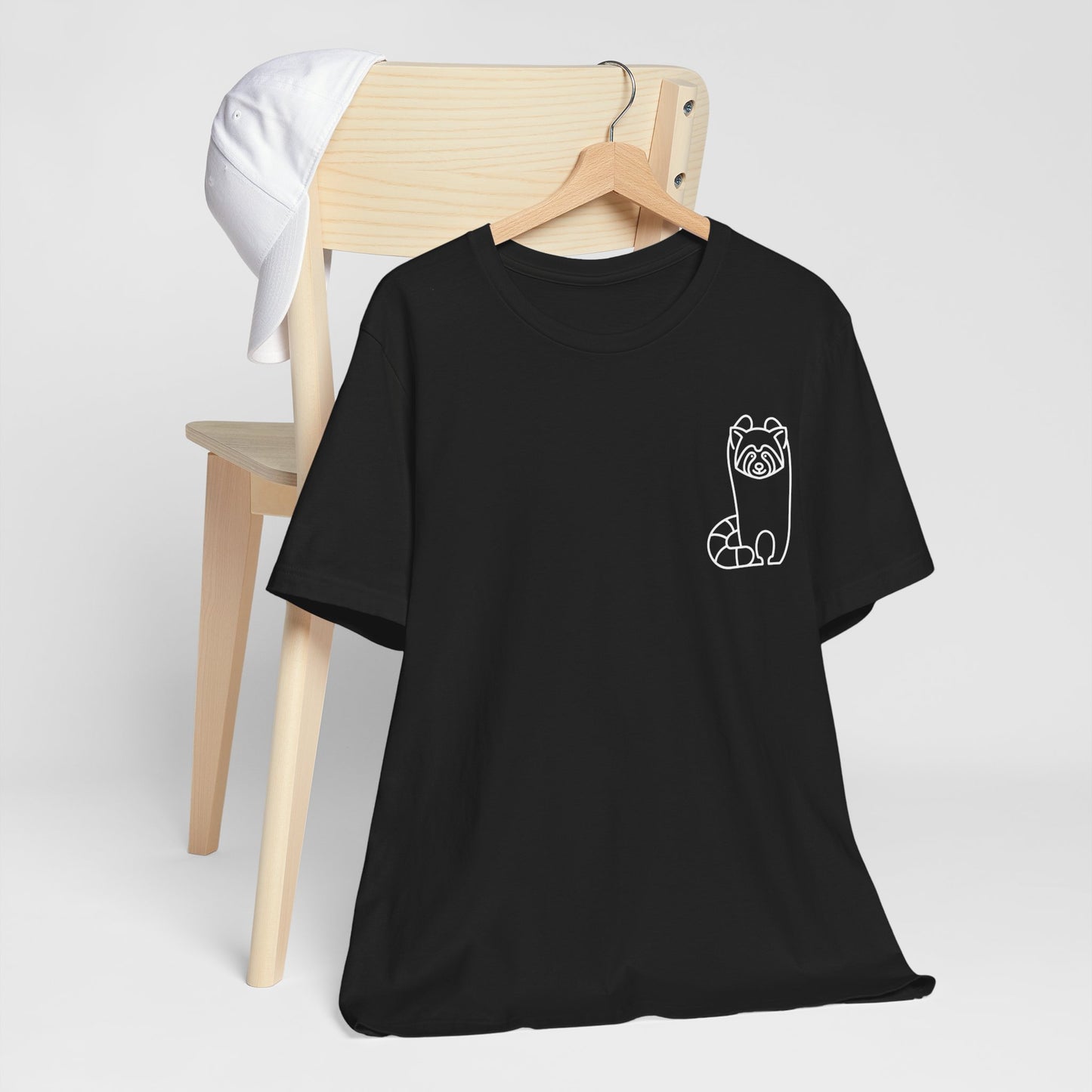 Standing Red Panda Print Men & Women T-Shirt
