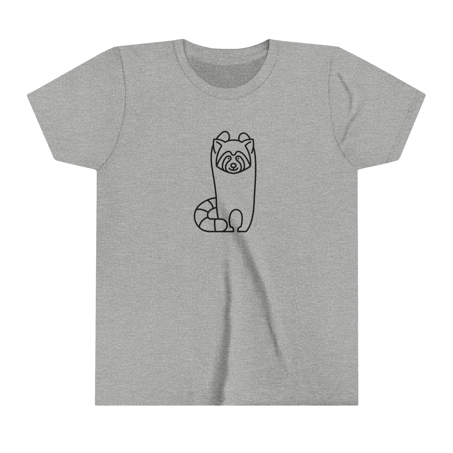 Standing Red Panda Print Youth T-Shirt