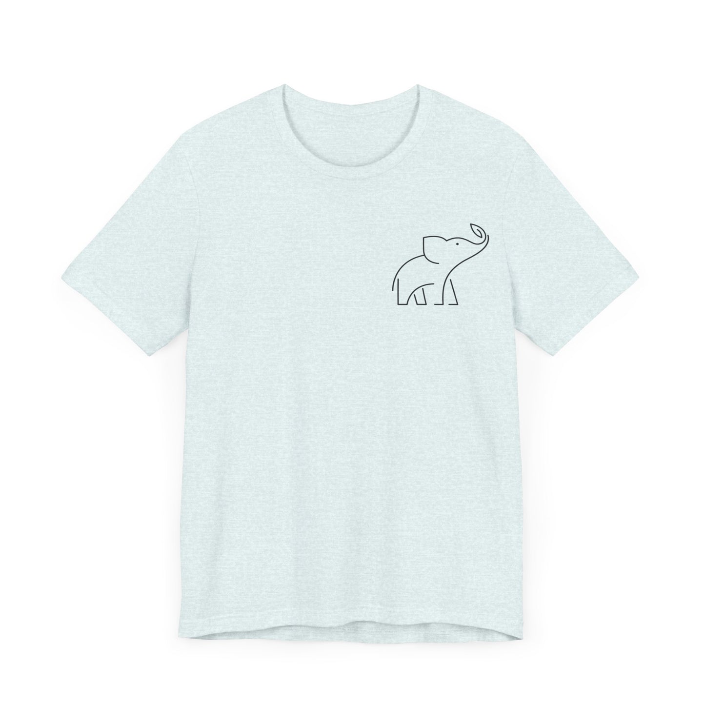 Elephant Print Men & Women T-Shirt