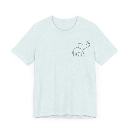 Elephant Print Men & Women T-Shirt