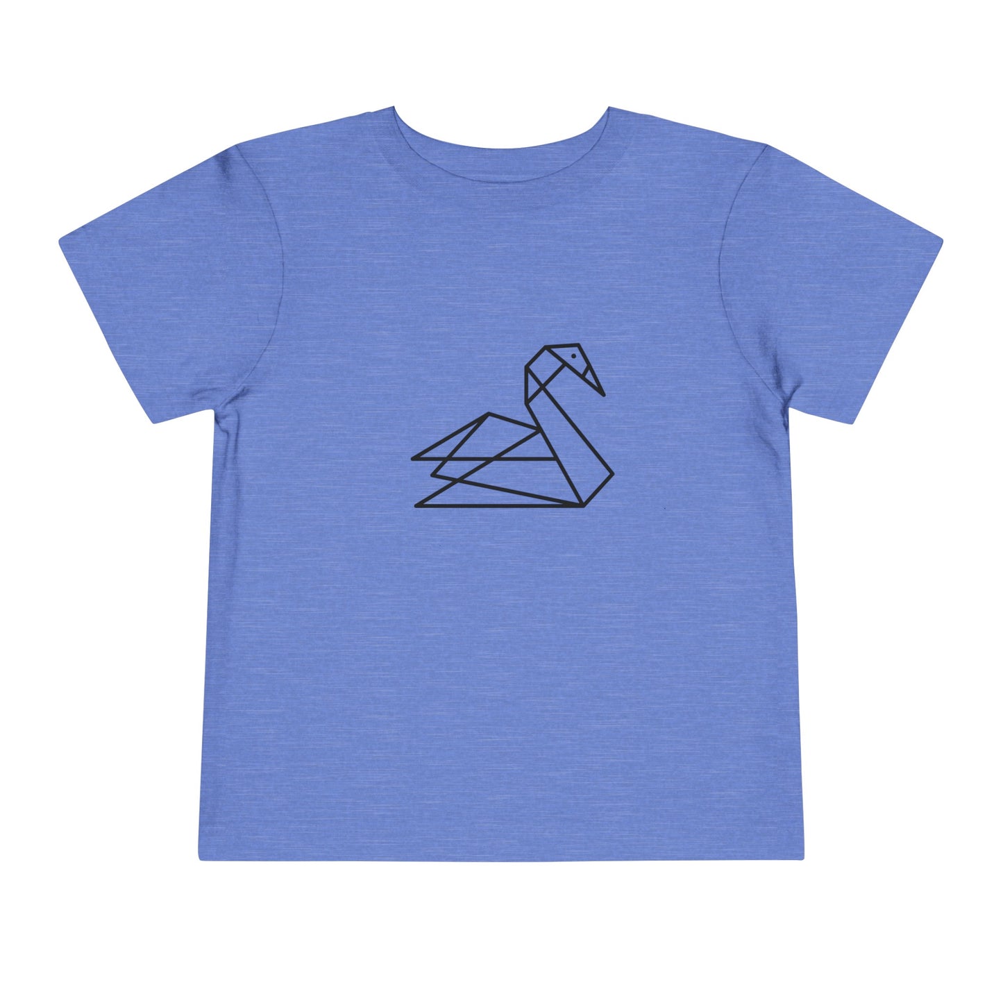 Origami Swan Print Toddlers T-Shirt