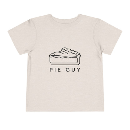 Pie Guy Print Toddlers T-Shirt