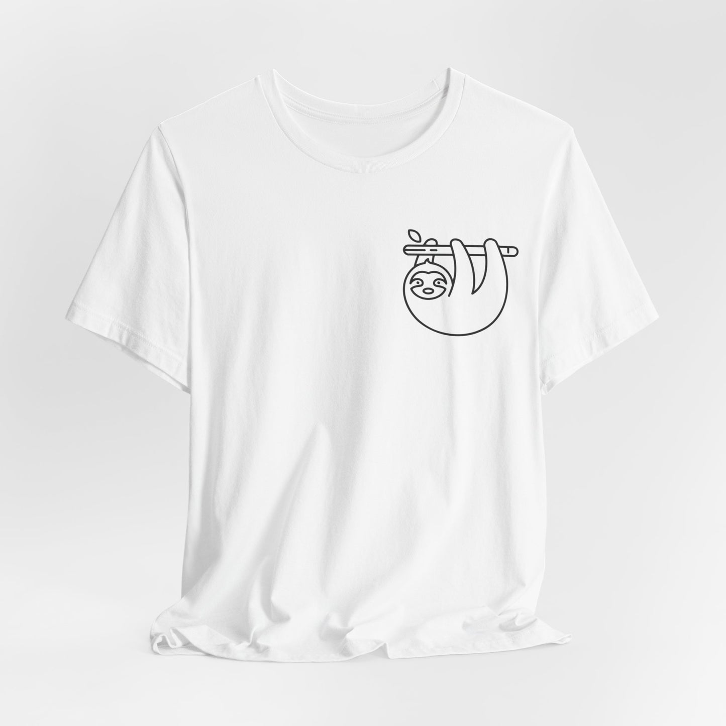 Sloth Print Men & Women T-Shirt