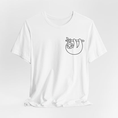 Sloth Print Men & Women T-Shirt