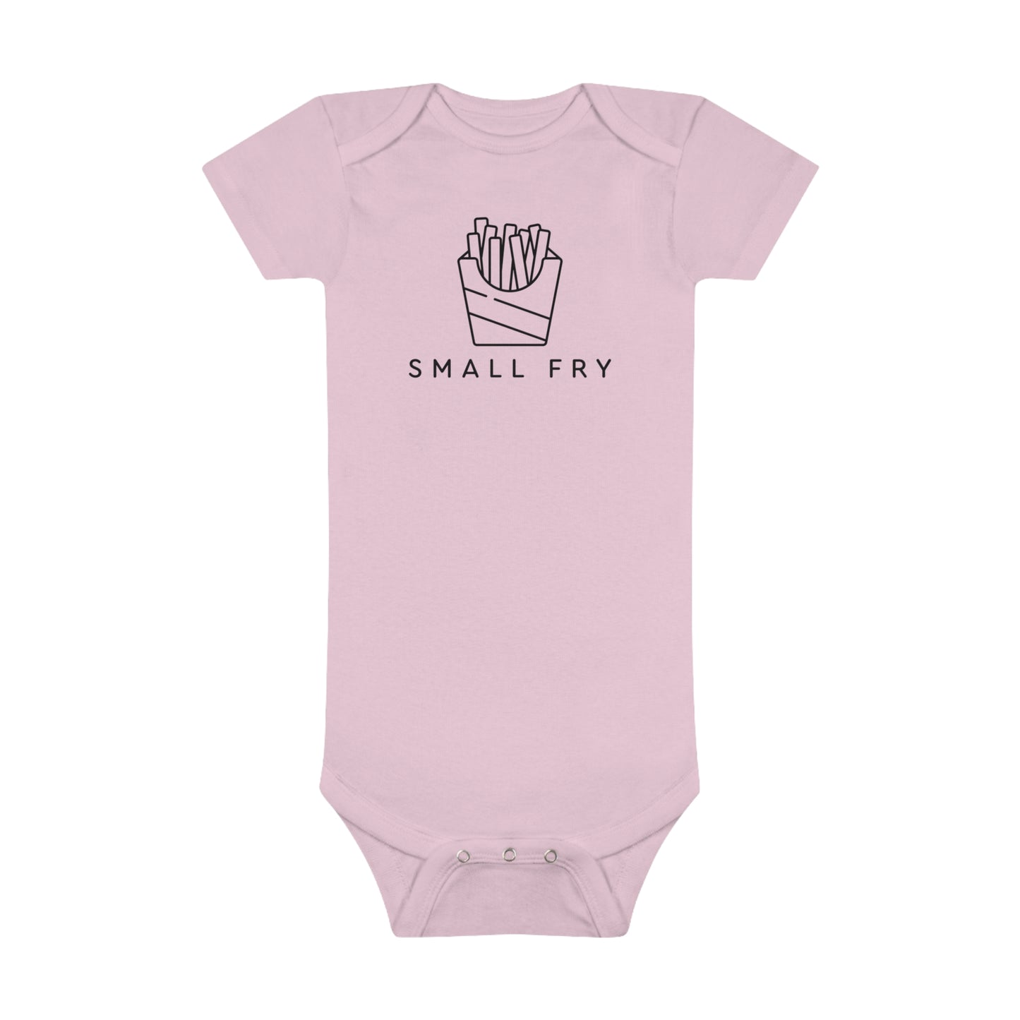 Small Fry Print Baby Onesies