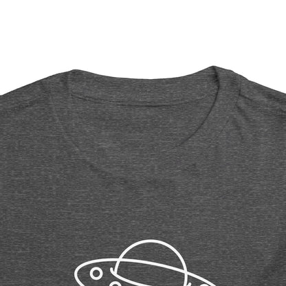 UFO with a Beam of Light Print Kids T-Shirt