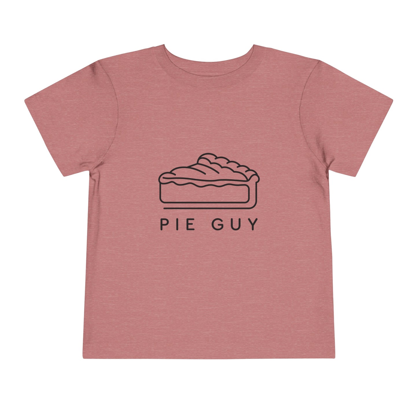 Pie Guy Print Toddlers T-Shirt