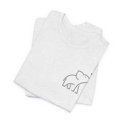 Elephant Print Men & Women T-Shirt