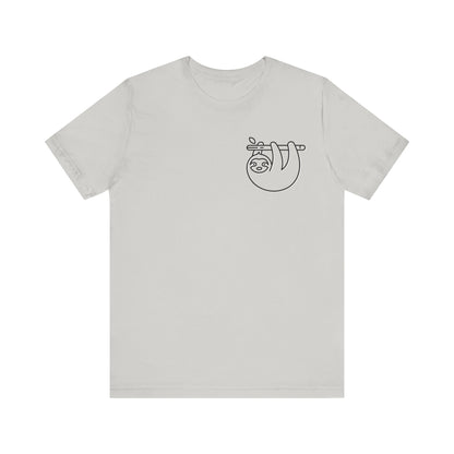 Sloth Print Men & Women T-Shirt