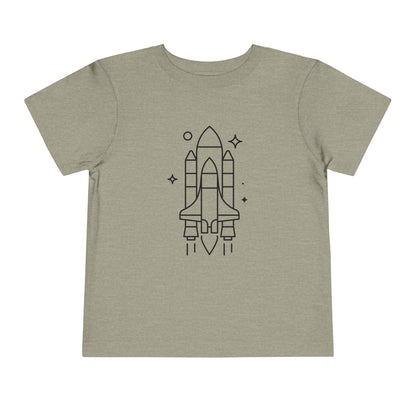 Rocket Ship Print Kids T-Shirt