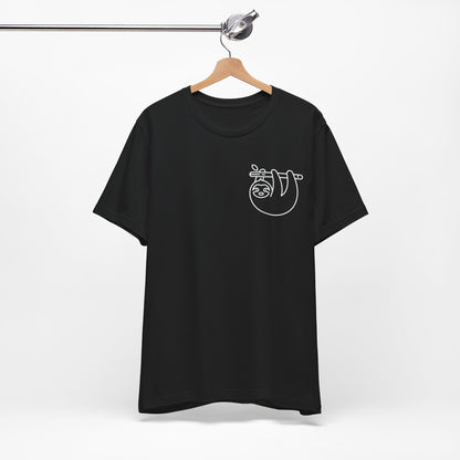 Sloth Print Men & Women T-Shirt