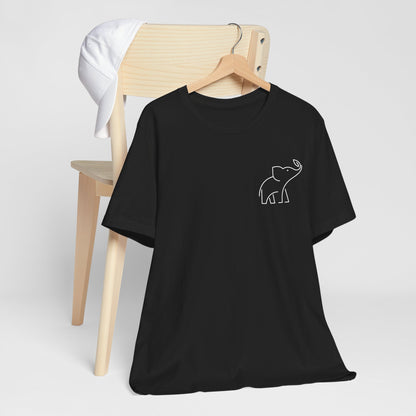 Elephant Print Men & Women T-Shirt