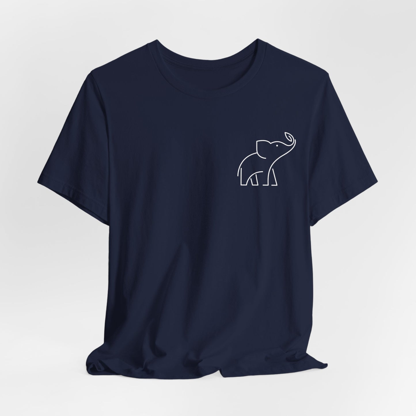 Elephant Print Men & Women T-Shirt