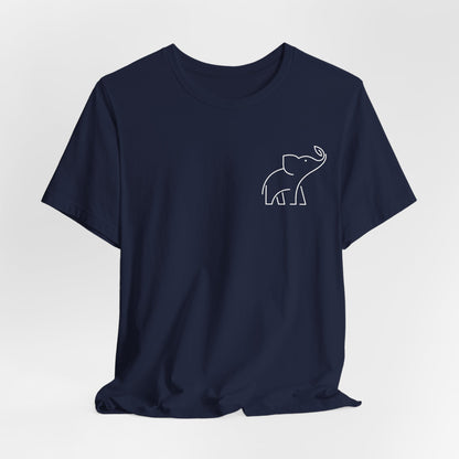 Elephant Print Men & Women T-Shirt