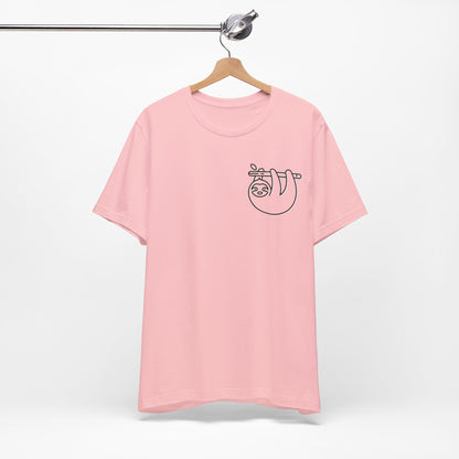 Sloth Print Men & Women T-Shirt