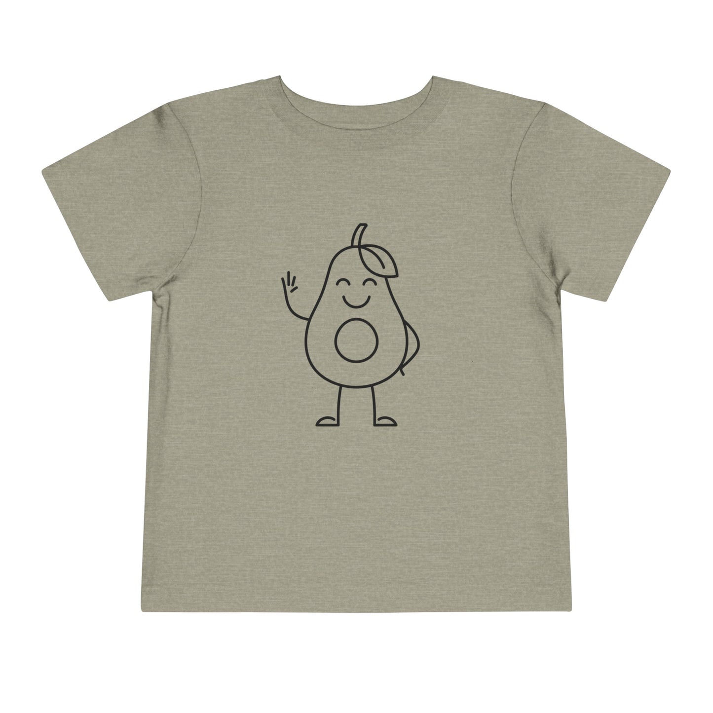 Happy Avocado Print Toddlers T-Shirt