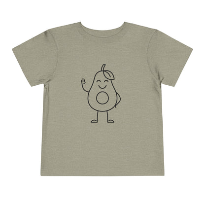 Happy Avocado Print Toddlers T-Shirt