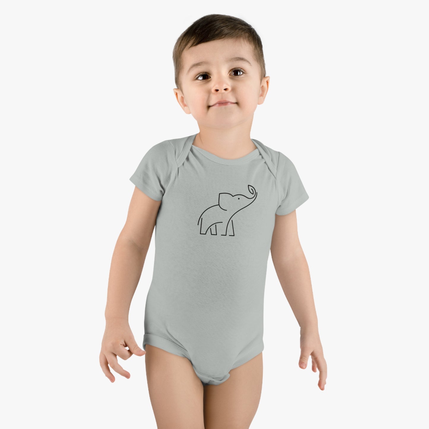 Elephant Print Baby Onesies