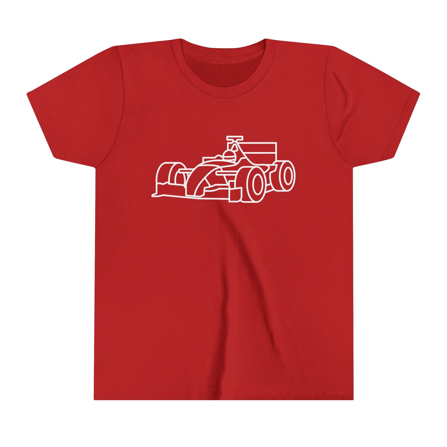 Zooming Race Car Youth T-Shirt