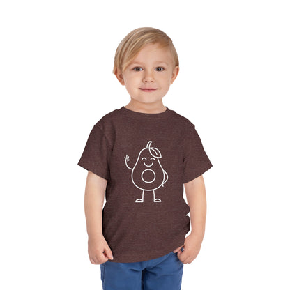 Happy Avocado Print Toddlers T-Shirt