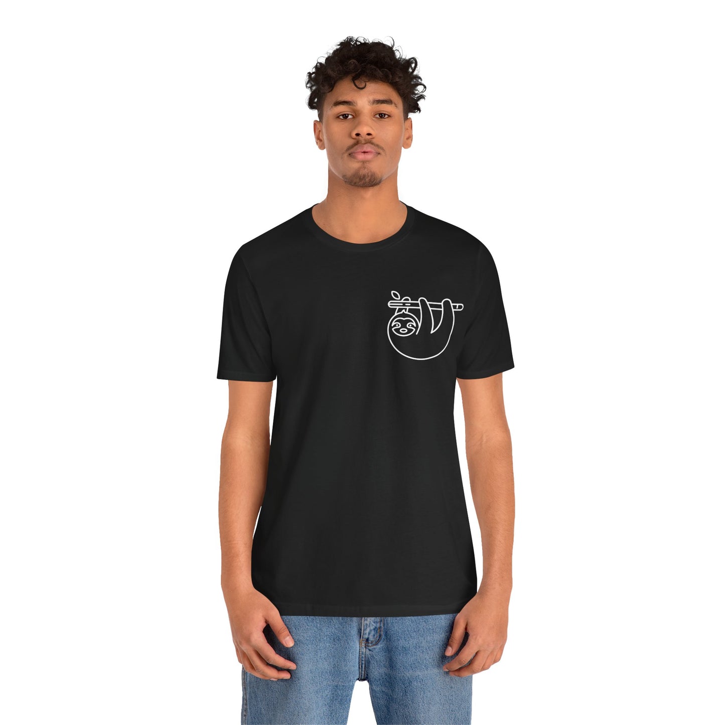 Sloth Print Men & Women T-Shirt