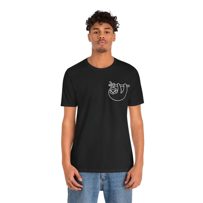 Sloth Print Men & Women T-Shirt