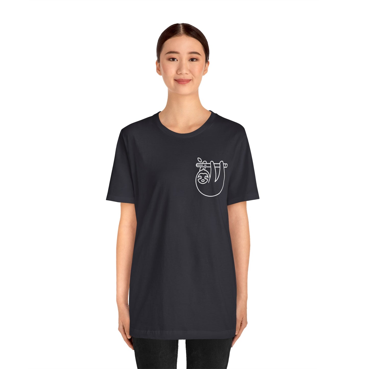 Sloth Print Men & Women T-Shirt